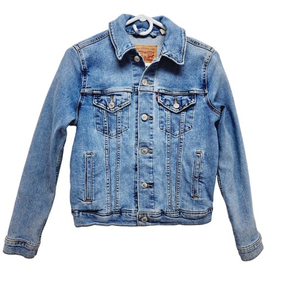 Levi's Strauss & Co. Jackets & Blazers - Levis Women’s Classic Denim Trucker Jacket Small S blue